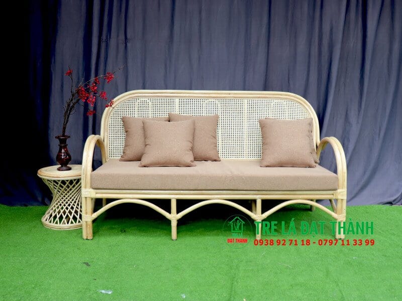 Bàn Ghế Mây Đan Phòng Khách - BGMPK002